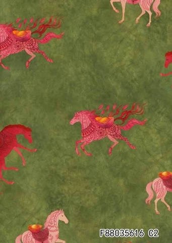 В ПУТИ, КРАСНАЯ ЛОШАДЬ, 100% хлопок