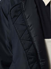 Бомбер Alpha Industries MA-1 Hooded Logo Oxford Replica Blue (Синий)