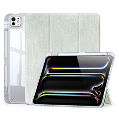 Чехол книжка зеленого цвета для iPad Pro 11 (2024-2025), серия Unid Series от Dux Ducis