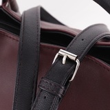 Сумка Саломея 362 наппа бордо + черный