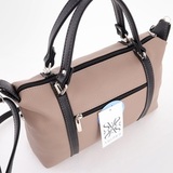 Сумка Саломея 127 норвежский тауп + черный