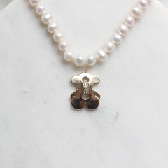 УЦЕНКА!!! Подвеска Мишка с фианитами, 15*13 мм, позолота У036