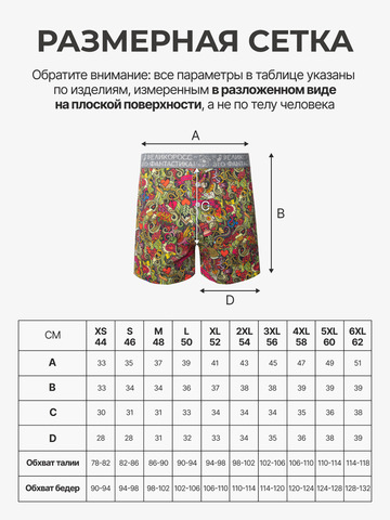 Комплект из 3-х семейных трусов - «Это Любовь!»