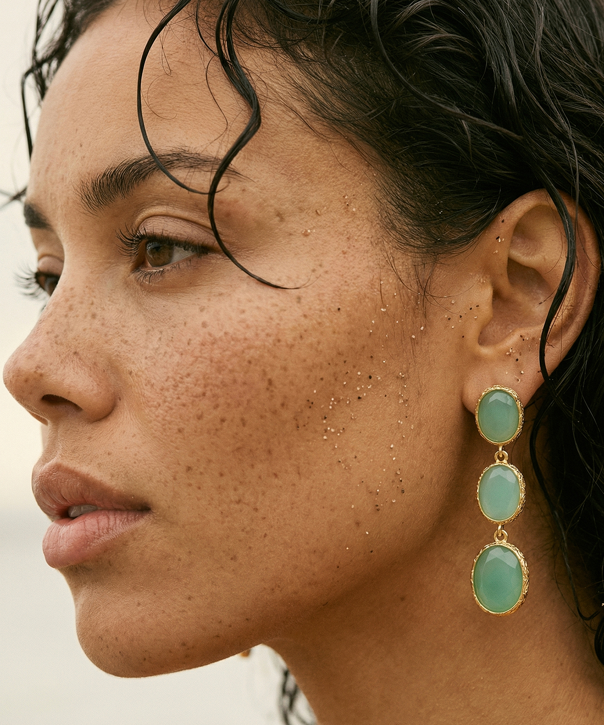 Серьги Фламинго