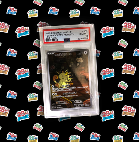 Коллекционная карточка Pokemon (Japan) (PSA 10) Team Rocket's Meowth (SV10-109)