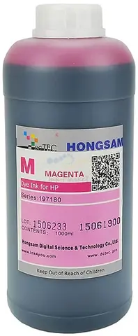 Чернила водные DCTec DCD-T610 magenta 1000мл (Для принтеров HP T610, T1100, T1120)
