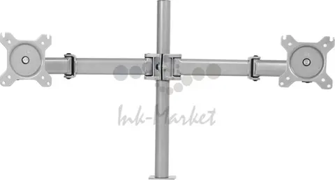 Кронштейн для мониторов Cactus CS-VM-D29-AL серебристый 13"-27" макс.8кг настольный поворот и наклон