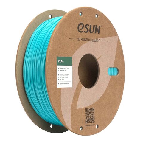 Пластик для 3D-печати eSUN PLA+, 1,75 мм, 1 кг, аква, PLA+175O-AQ1Y1