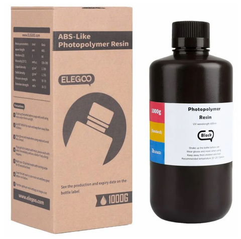 Фотополимер Elegoo ABS-Like Resin Чёрный, 1 л