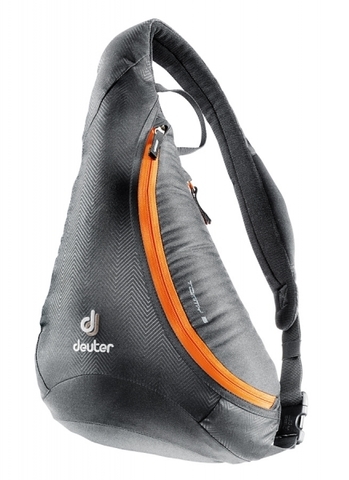 Картинка рюкзак однолямочный Deuter Tommy S Black-Orange - 1