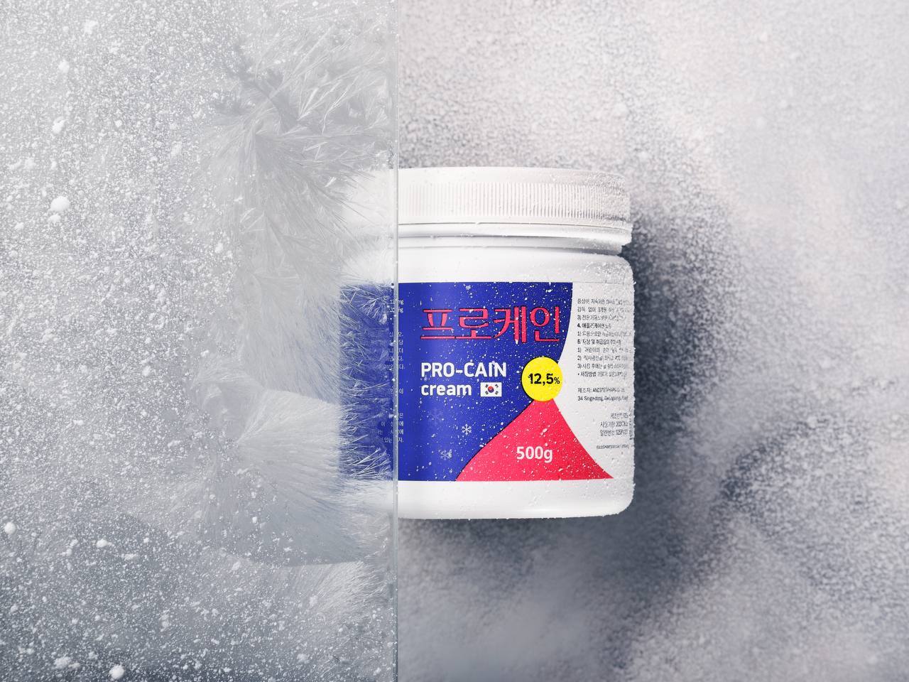 Pro-Cain охлаждающий анестезирующий крем, 500 гр.
