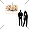 Люстра Arte Lamp Chic A2806LM-5SR
