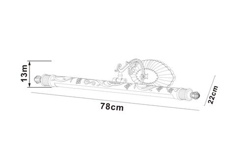 Бра Arte Lamp Napoli A6312AP-1AB