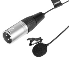 Микрофон Saramonic XLavMic-O, петличный, всенаправленный, XLR