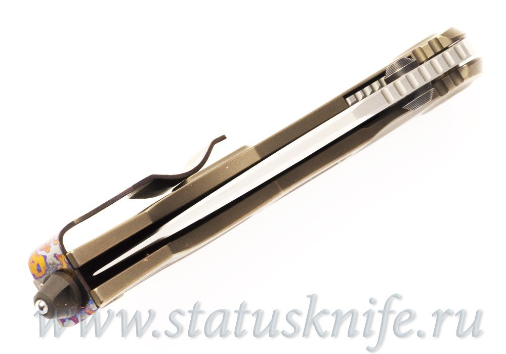 Нож CKF Sokosha (A.Marfione, А.Малышев, М390, титан, карбон, циркути, цирконий)