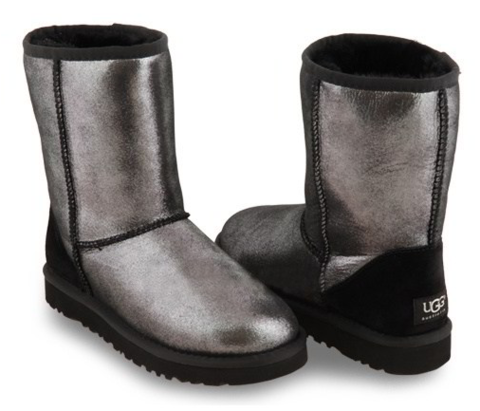 Ugg Classic Short Glitter Black