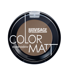 LuxVisage Тени для век COLOR MATT, тон 14 dark brown 1.5г