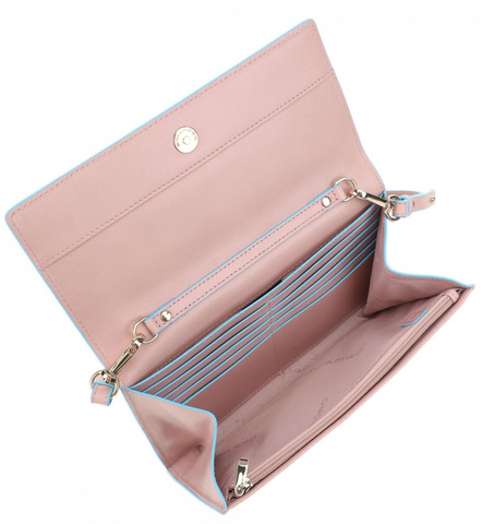 Клатч женский Piquadro Blue Square AC4707B2R/RO3 розовый, кожа натуральная