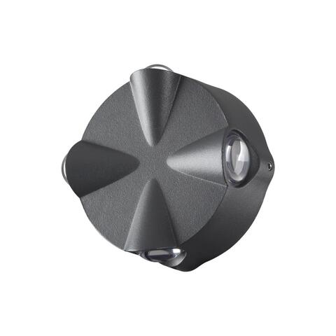 Уличный настенный светодиодный светильник 358939 STREET NT22 темно-серый IP54 LED 4000К 4W 85-265V CALLE