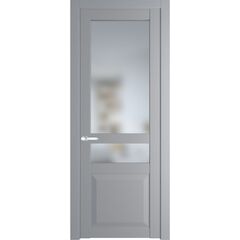 Межкомнатная дверь эмаль Profil Doors 1.5.4PD смоки остеклённая