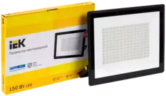 Прожектор СДО 06-150 светодиодный черный IP65 6500 K IEK LPDO601-150-65-K02