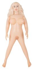 Надувная секс-кукла с анатомическим лицом и конечностями Juicy Jill - 