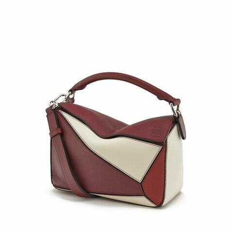 Сумка Loewe Puzzle Small Bag Wine/garnet