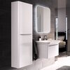 Высокий шкафчик Geberit myDay с одной дверью: B=40см, H=150см, T=27.5см, Белый / Высокоглянцевое покрытие
