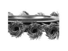 ЗУБР 125 мм, стальная проволоки 0.5 мм, щетка дисковая для УШМ, Профессионал (35190-125)