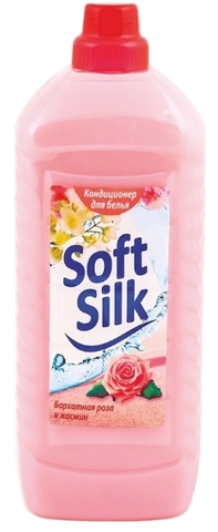 Soft silk Ополаскиватель для тканей Бархатная роза и жасмин 2л Фабрика Ромакс