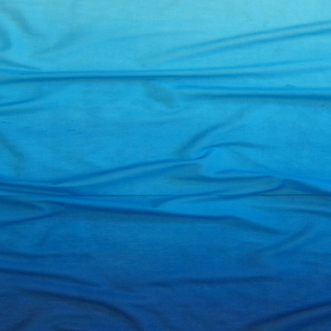 Шелковый платок батик Синева 90x90 см