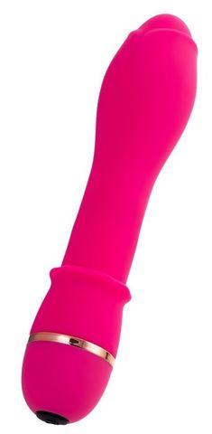 Ярко-розовый вибратор TOYFA March - 16,6 см. - A-toys 761053