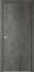 Межкомнатная дверь Севилья 30 / Цвет Бетон темный / Двери Верда