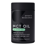 Масло с жирными кислотами МСТ в капсулах 1000 мг, MCT Oil 1000 mg, Sports Research, 120 капсул 1