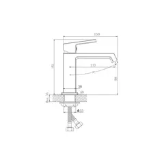 Смеситель для раковины Haiba HB10575-8 белый