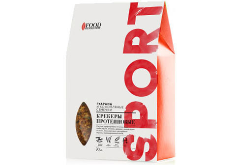 Крекеры протеиновые спирулина и кунжут, 70г