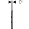Geberit 116.027.KH.1 Панель смыва для писсуара сенсорная