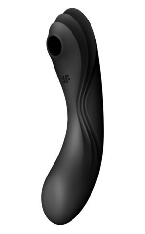 Черный вакуум-волновой вибростимулятор Satisfyer Curvy Trinity 4 - Satisfyer 4036540