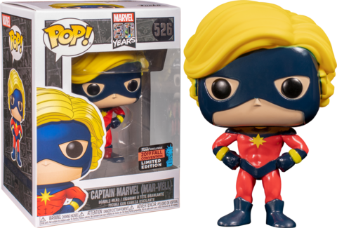 Фигурка Funko POP! Marvel 80 Years: Captain Marvel (FunKon 2019 Exc) (526)