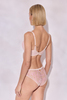 Трусы-бразилиана Glossy Iris Brazyliany Beige/Pink
