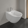 Villeroy&Boch 447000R1 Биде, Villeroy&Boch, Subway 3.0, тип установки-подвесной, ширина, мм-375, глубина, мм-560, высота, мм-270, форма чаши-овальная, отверстия для смесителя-1, материал-керамика, крепления в комплекте, вид грязеотталкивающего покрыт