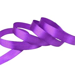 Лента атласная 12 мм фиолетовая