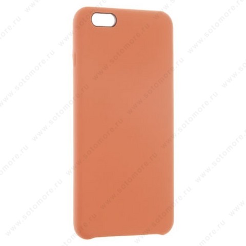 Накладка Silicone Case для Apple iPhone 6s Plus/ 6 Plus оранжевый