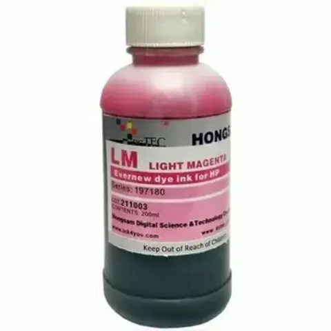 Чернила DCTec водорастворимые DJ5000 Light Magenta (светло-пурпурный) 200 мл