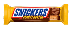 Шоколадный батончик Snickers арахисовое масло
