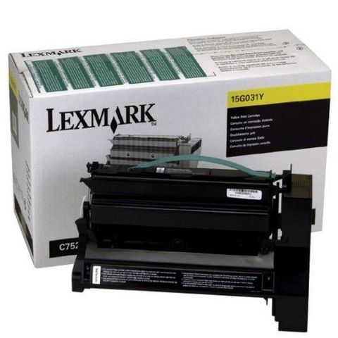 Картридж для принтеров Lexmark C752, C760, C762 голубой (cyan). Ресурс 6000 стр (15G031C)