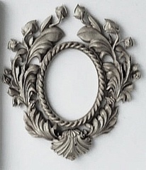Силиконовый молд № 672 Рамка в венке