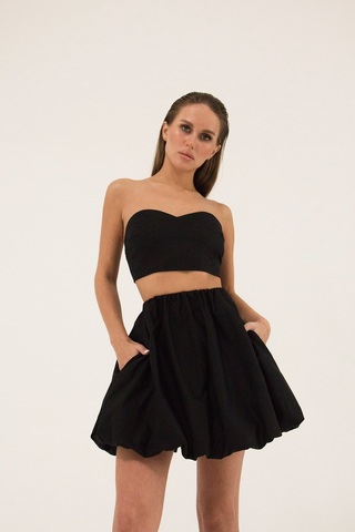 Юбка BALLOON COTTON BLACK