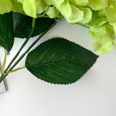 №2 Гортензия искусственная, Зеленая, букет 5 веток - 5 голов, 52 см, 1 букет.