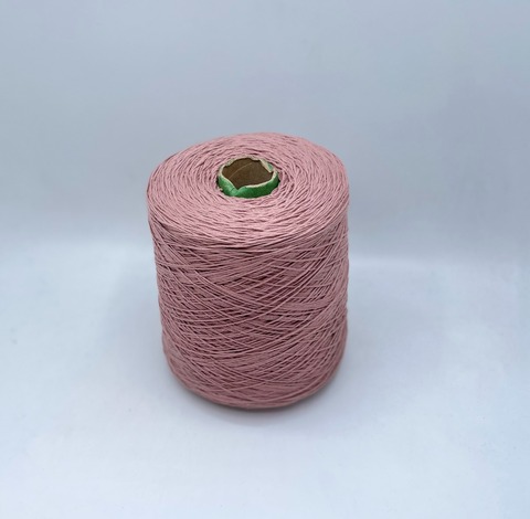 Бобинная пряжа (пр.Италия), art-USA Cotton supersoft , 325м/100гр. 100% Хлопок Pettinato(чесаный хлопок) цвет-Сухая роза, арт.30187
